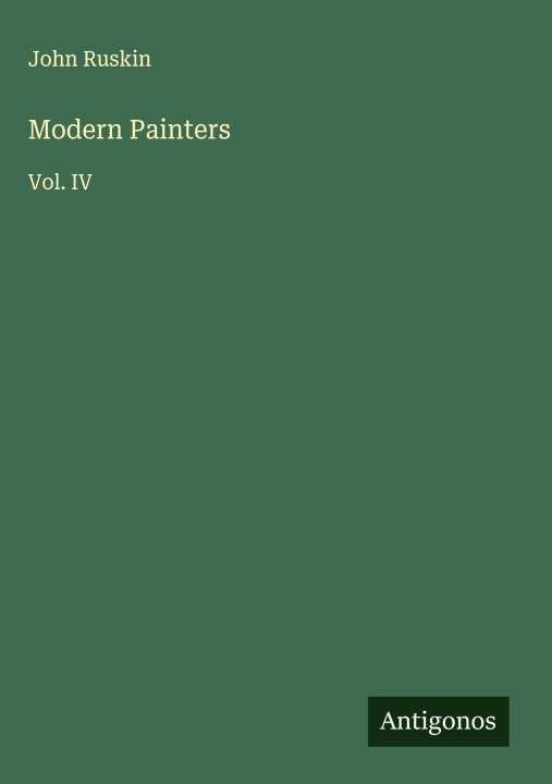 Kniha Modern Painters 