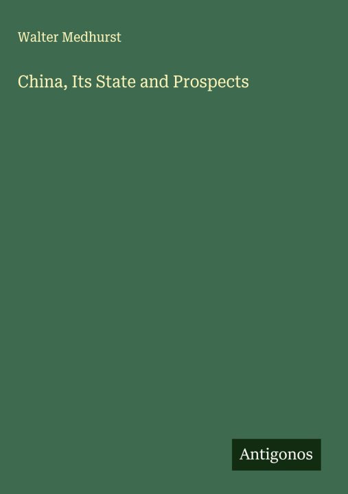Libro China, Its State and Prospects 