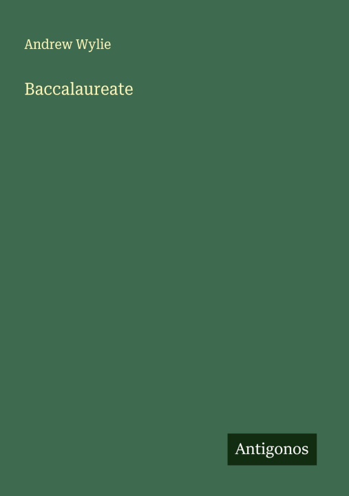 Kniha Baccalaureate 