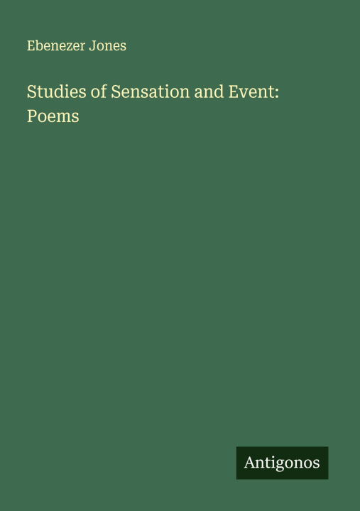 Libro Studies of Sensation and Event: Poems 