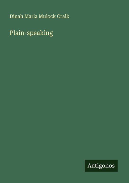 Libro Plain-speaking 