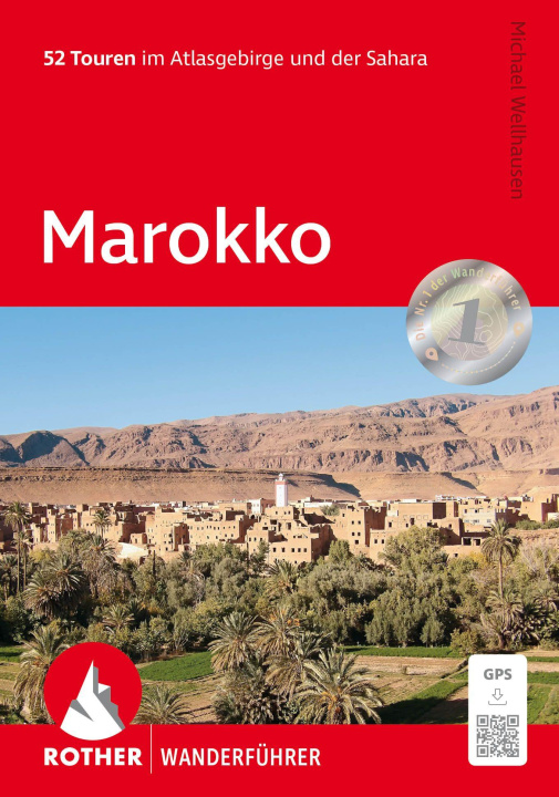 Carte Marokko, Rother Wanderführer Michael Wellhausen