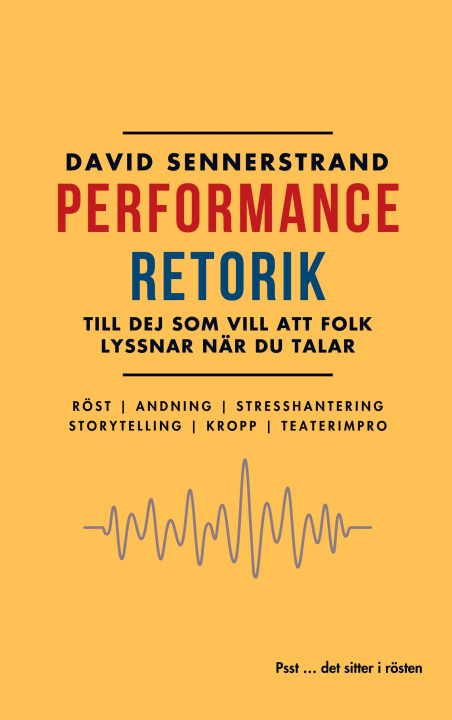 Kniha PerformanceRetorik David Sennerstrand
