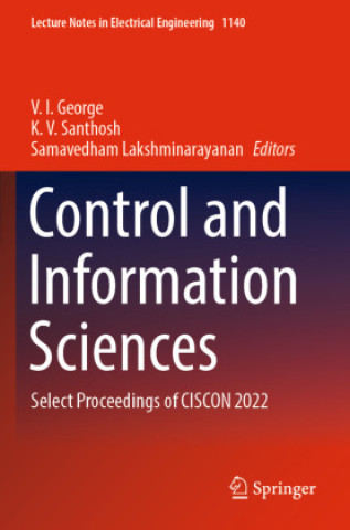 Kniha Control and Information Sciences K. V. Santhosh