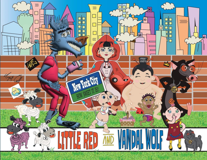 Boek Little Red and Vandal Wolf Izzy Church