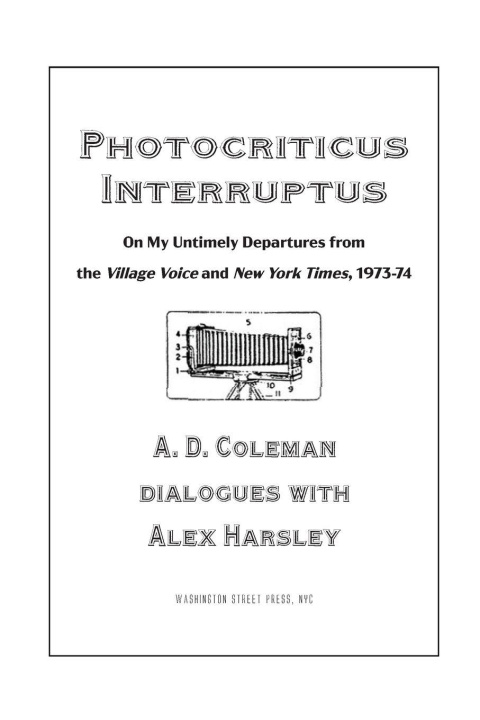 Kniha Photocriticus Interruptus Alex Harsley