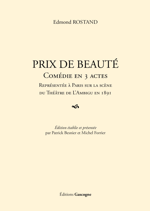 Książka Prix de beauté Rostand