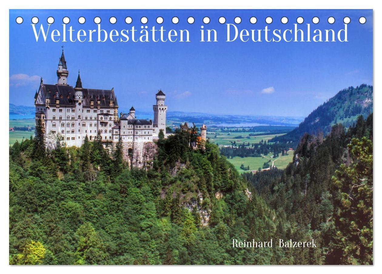 Kalender/agenda Welterbestätten in Deutschland (Tischkalender 2026 DIN A5 quer), CALVENDO Monatskalender Calvendo