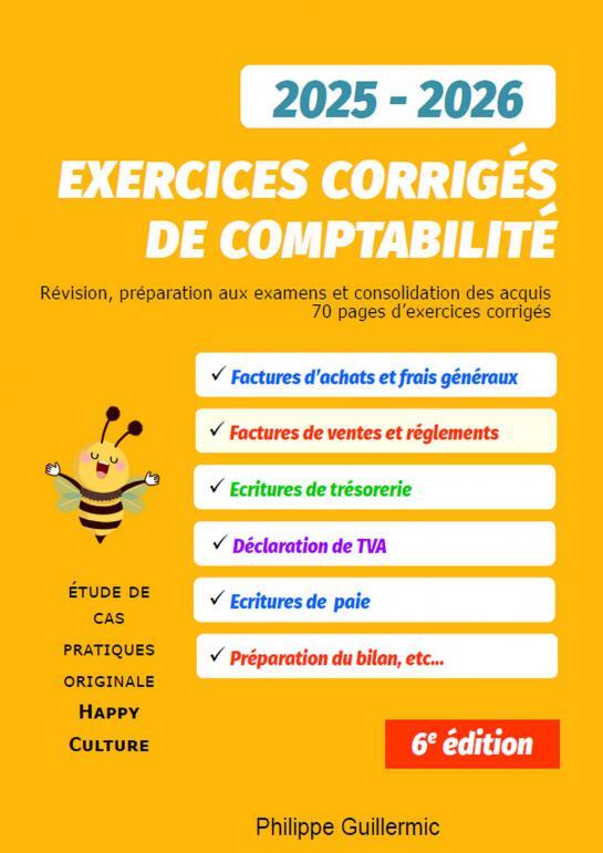 Book Exercices corrigés de comptabilité Guillermic