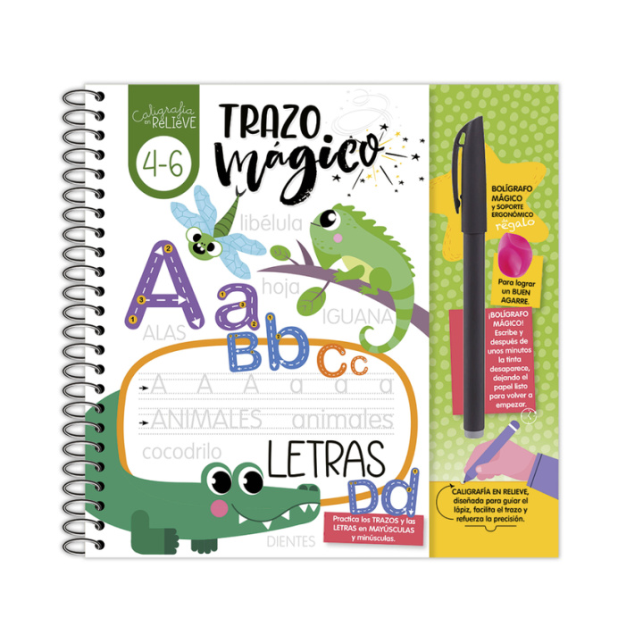 Carte CALIGRAFIA EN RELIEVE - LETRAS Imagiland