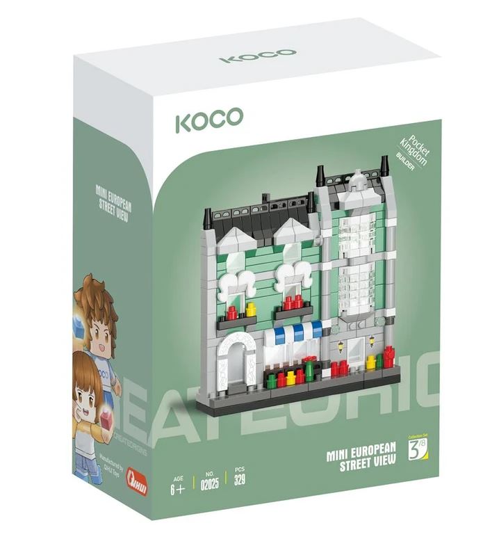 Kniha Klocki KOCO Warzywniak 329 elementów 