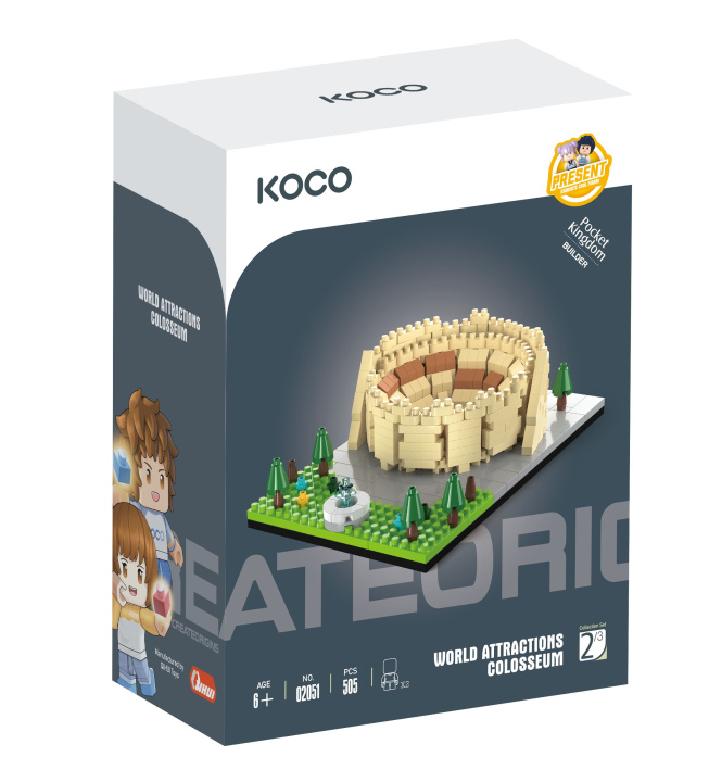 Kniha Klocki KOCO Koloseum 505 elementów 