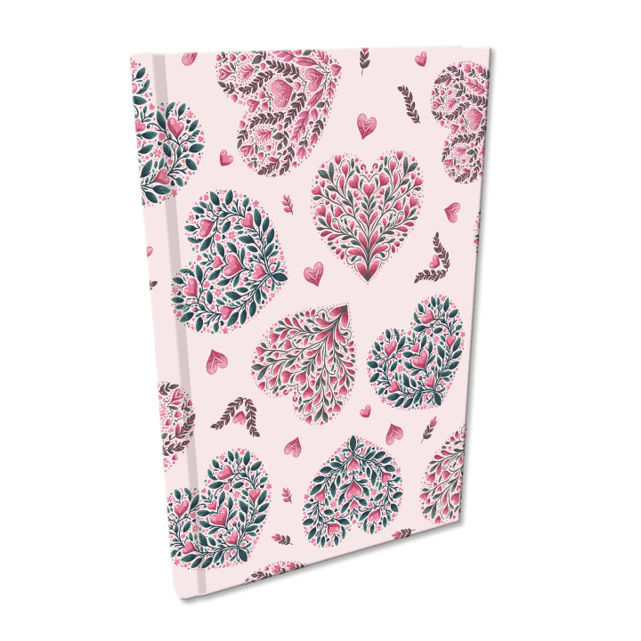 Knjiga Notes A5 kratka Soft Touch Serca 