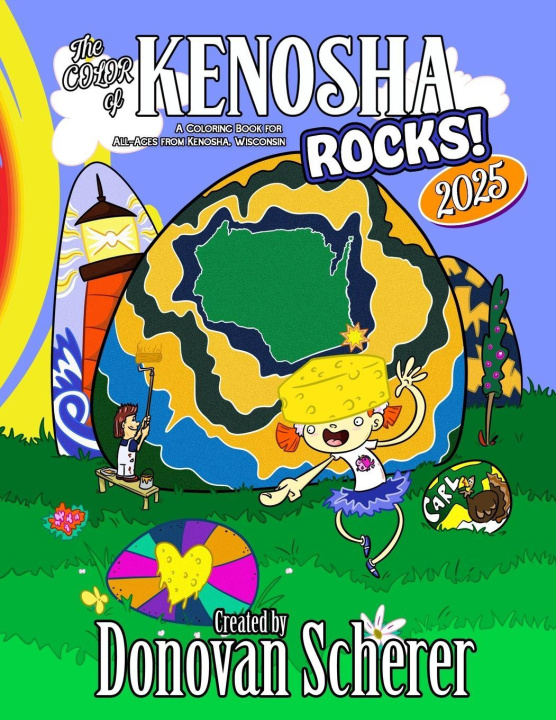 Buch The Color of Kenosha Rocks 2025 Donovan Scherer