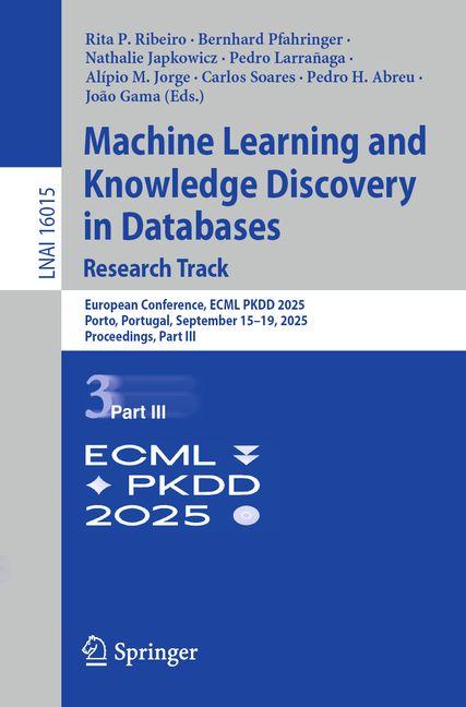 Kniha Machine Learning and Knowledge Discovery in Databases. Research Track Nathalie Japkowicz