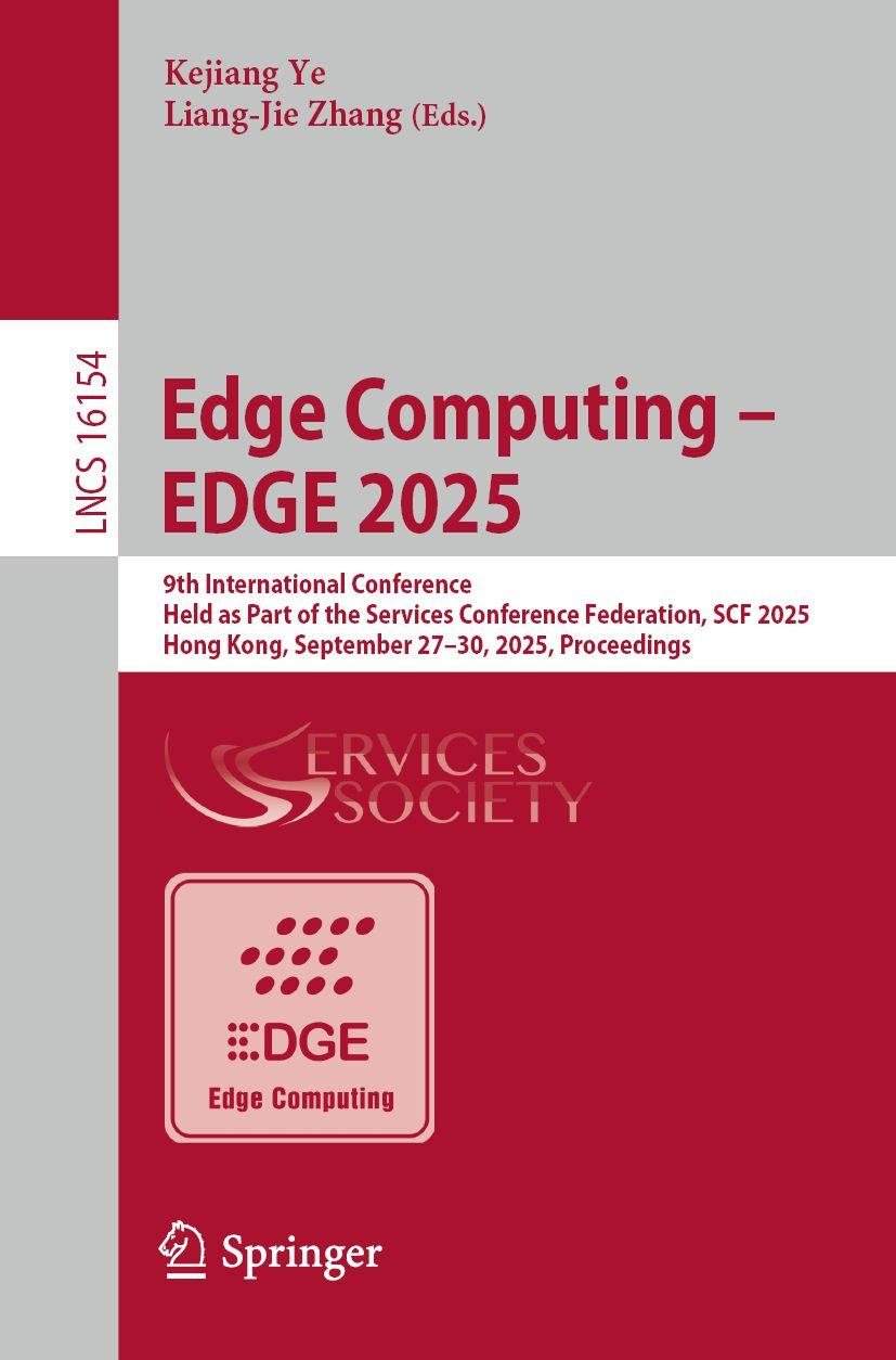 Kniha Edge Computing - EDGE 2025 Liang-Jie Zhang