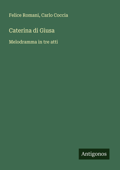 Kniha Caterina di Giusa Carlo Coccia