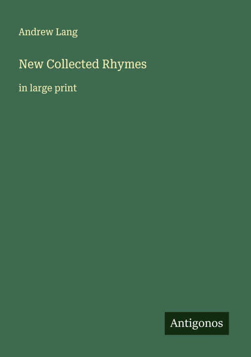 Kniha New Collected Rhymes 