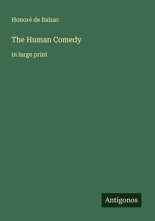 Kniha The Human Comedy 