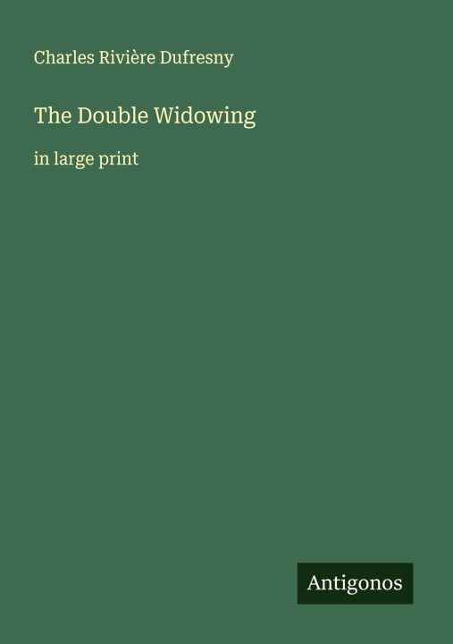 Kniha The Double Widowing 