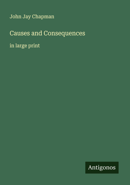 Kniha Causes and Consequences 