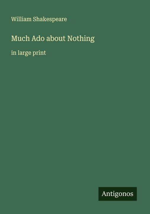 Kniha Much Ado about Nothing 