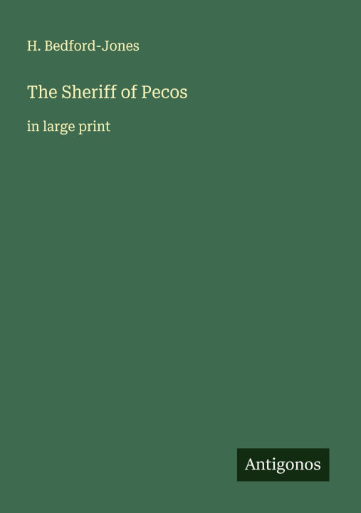 Kniha The Sheriff of Pecos 