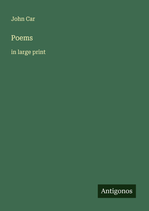 Kniha Poems 
