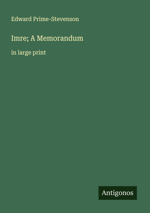 Kniha Imre; A Memorandum 