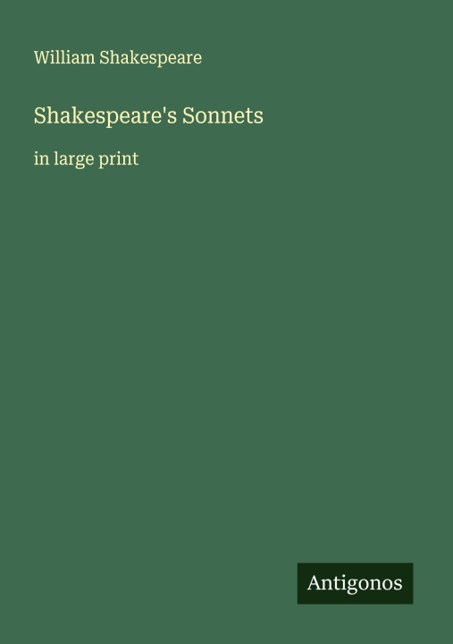 Kniha Shakespeare's Sonnets 