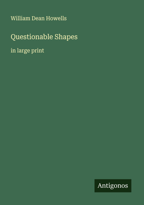 Kniha Questionable Shapes 