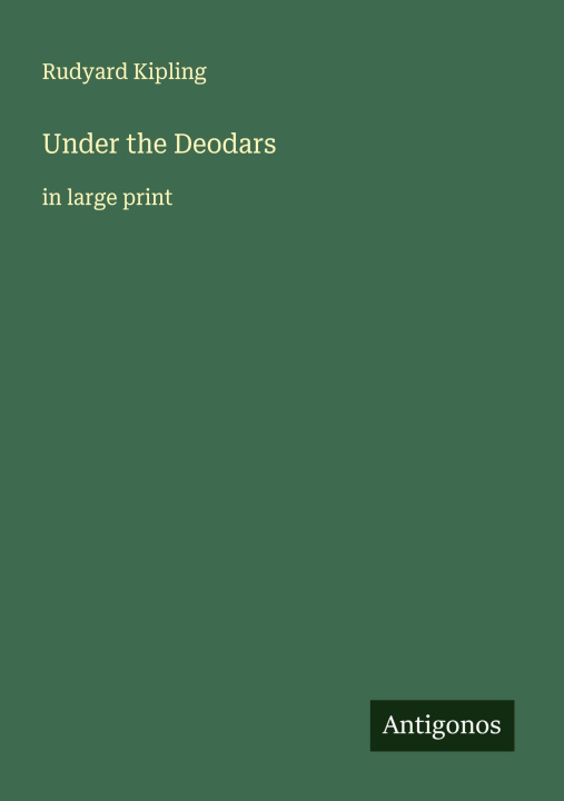 Kniha Under the Deodars 