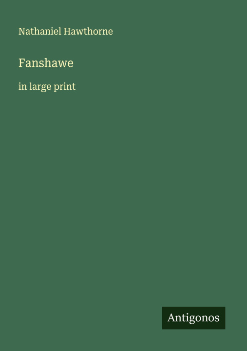 Kniha Fanshawe 