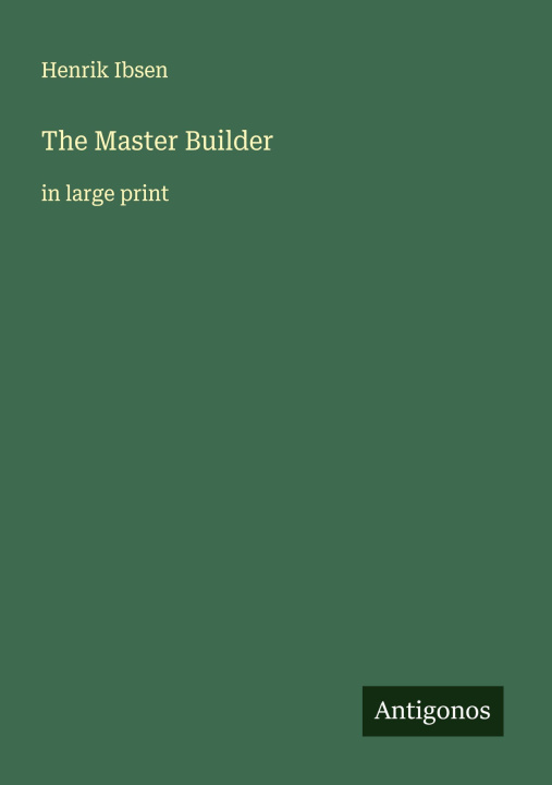 Kniha The Master Builder 