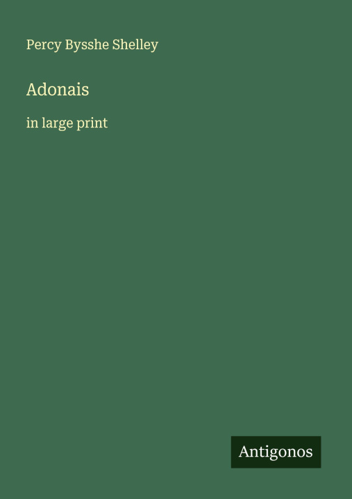 Knjiga Adonais 