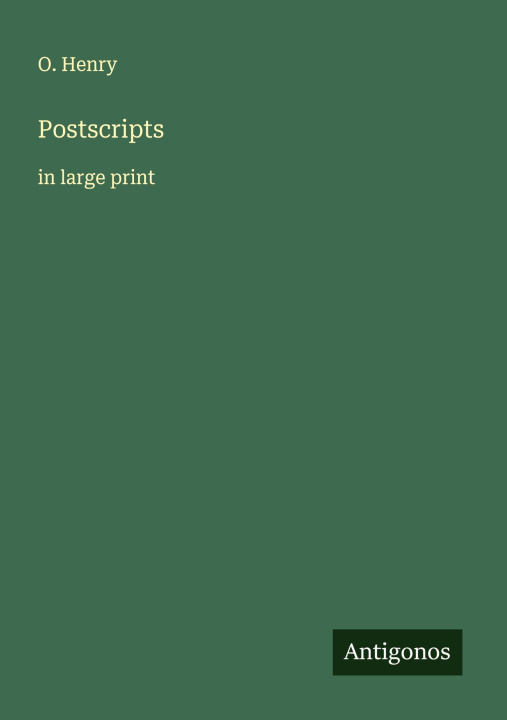 Knjiga Postscripts 