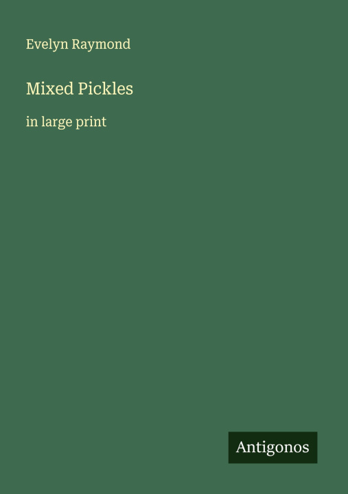 Kniha Mixed Pickles 
