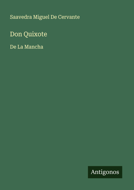 Kniha Don Quixote 