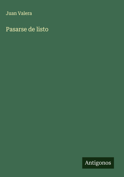 Kniha Pasarse de listo 