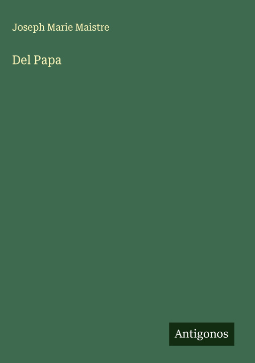 Kniha Del Papa 