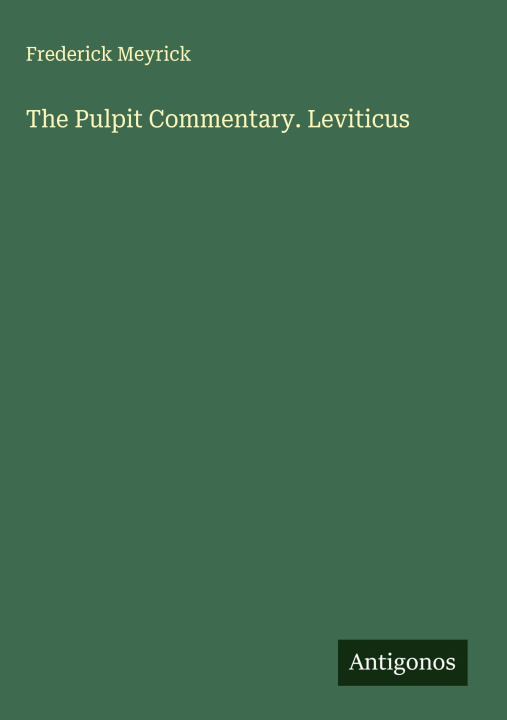 Kniha The Pulpit Commentary. Leviticus 