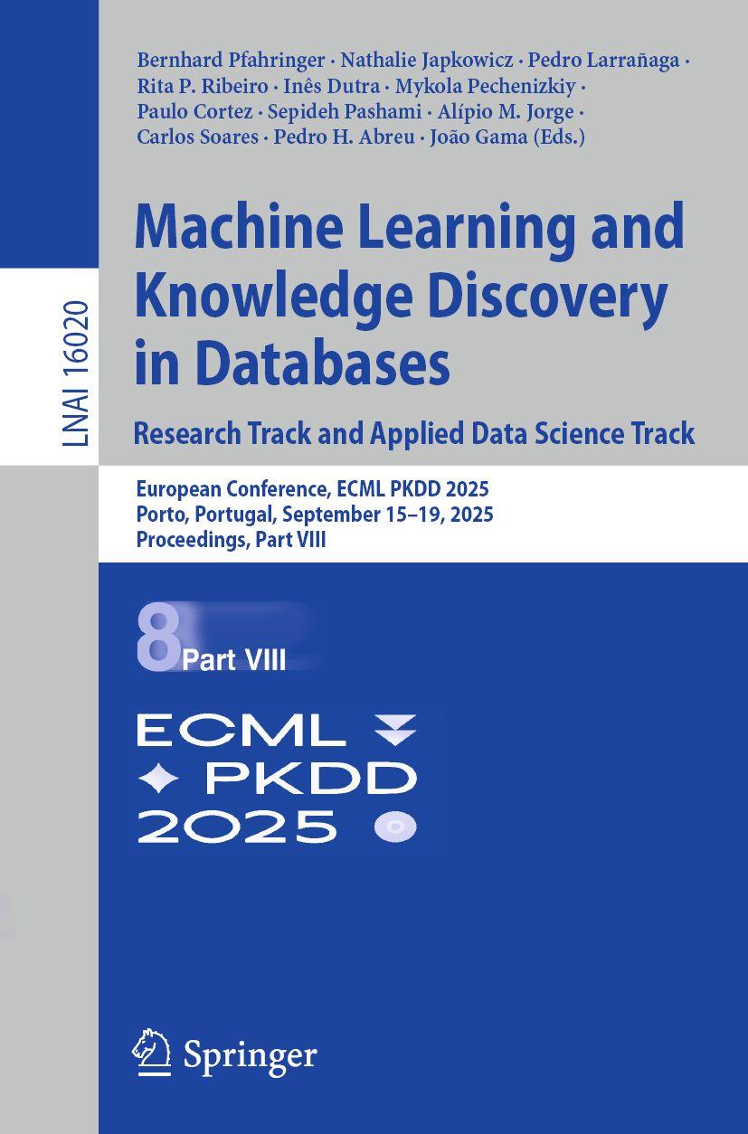 Kniha Machine Learning and Knowledge Discovery in Databases. Research Track and Applied Data Science Track Carlos Soares