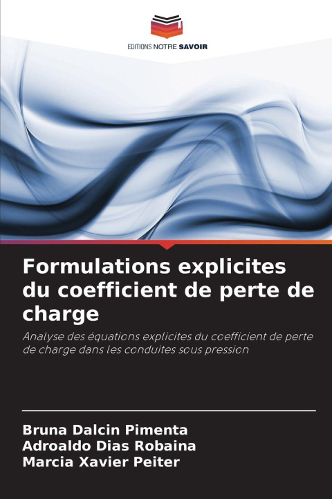 Book Formulations explicites du coefficient de perte de charge Adroaldo Dias Robaina