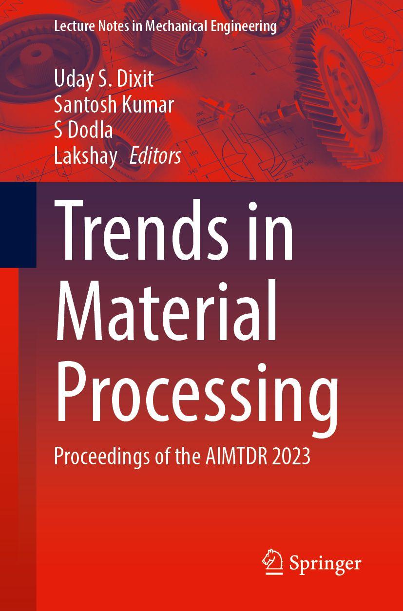Knjiga Trends in Material Processing Santosh Kumar