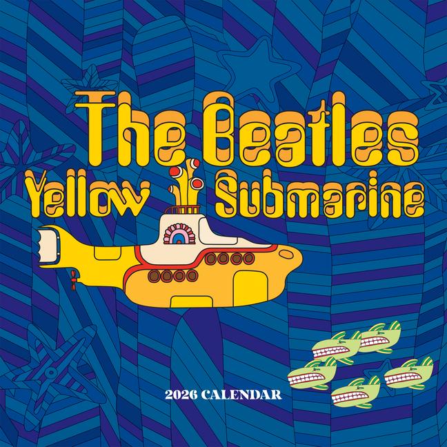 Kalendár/Diár Cal 2026- The Beatles: Yellow Submarine Wall 