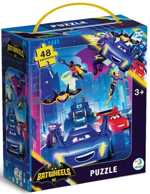 Gra/Zabawka Puzzle Batwheels 48 dílků 