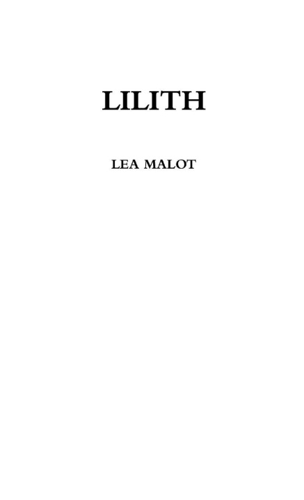 Kniha Lilith Lea Malot