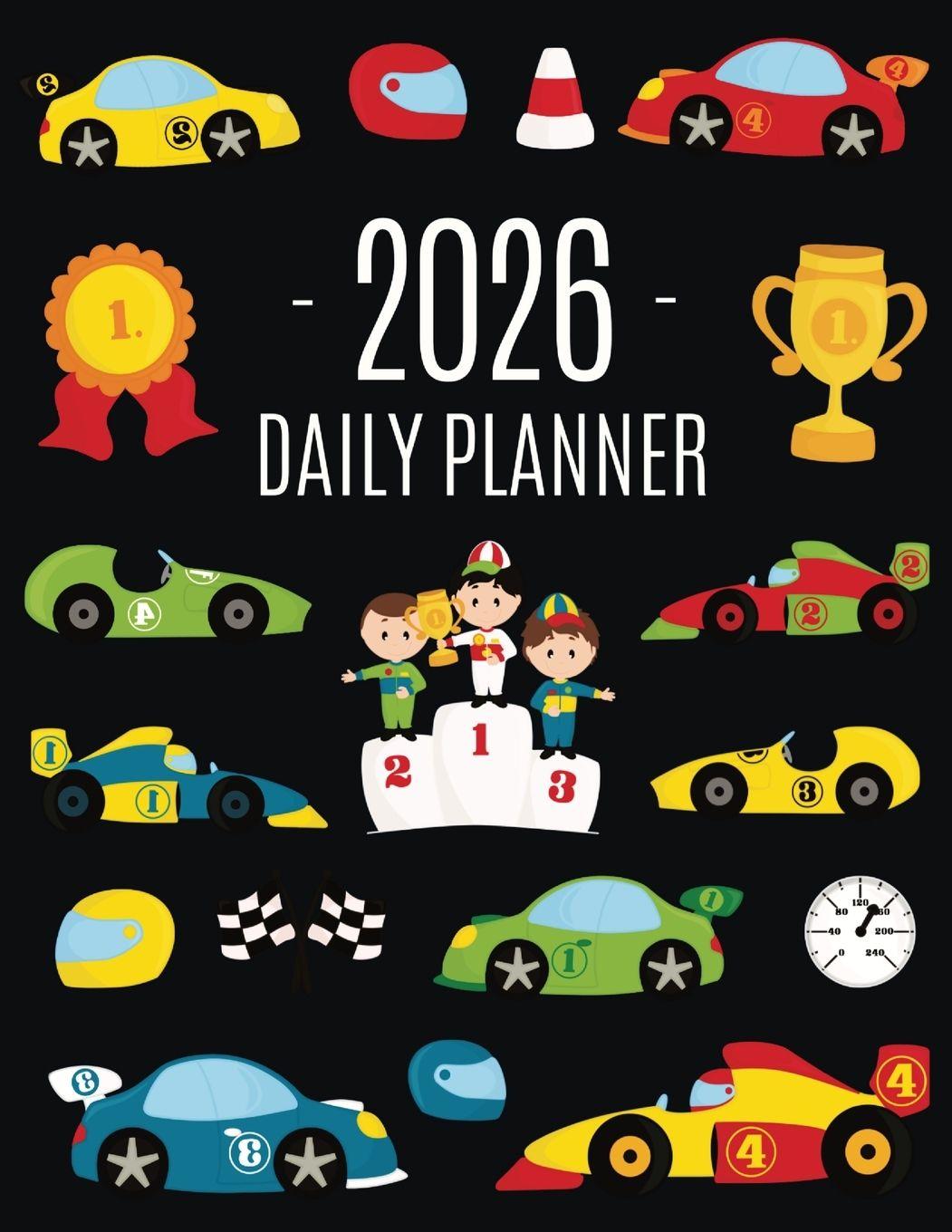 Boek Race Car Planner 2026 PimPom Pretty Press