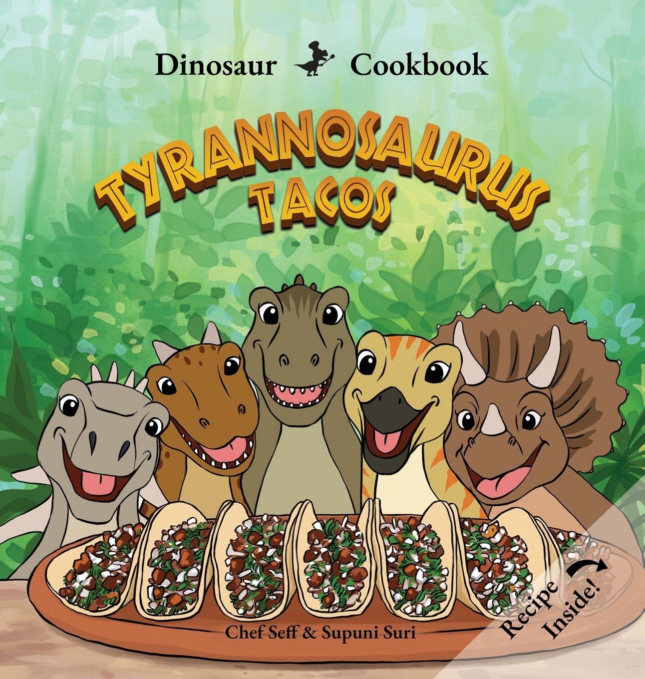 Boek Dinosaur Cookbook Chef Seff