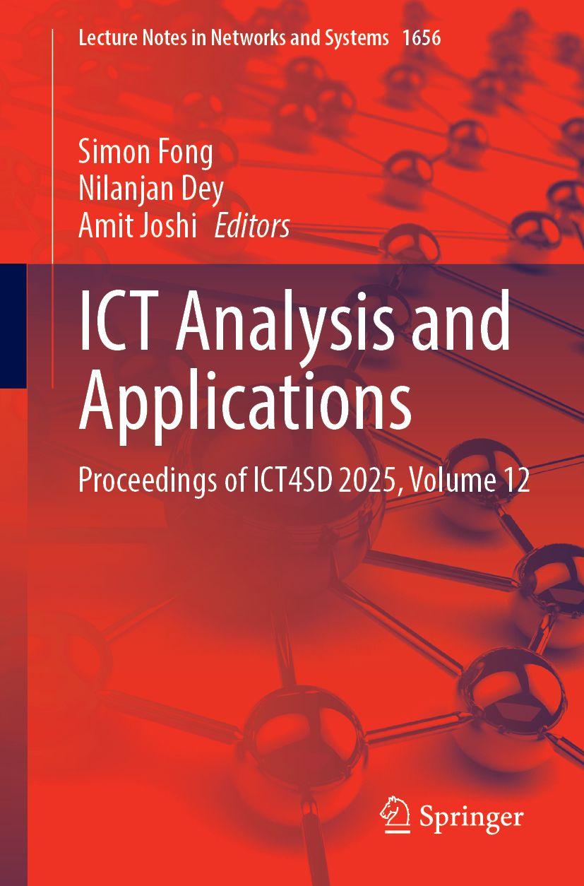Libro ICT Analysis and Applications Nilanjan Dey